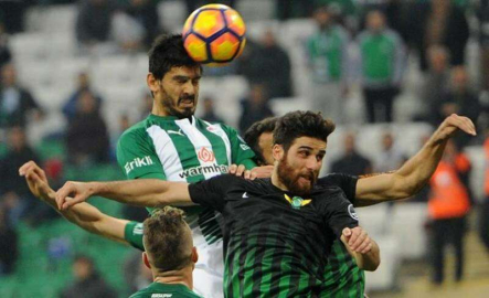 Bursaspor 3’üncü kez daha fazla oynadı