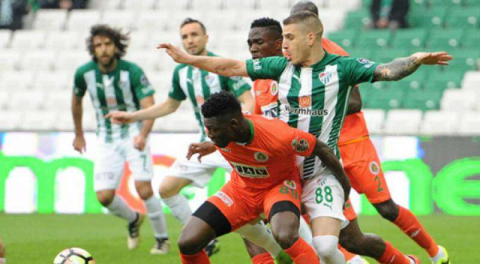 Bursaspor 18 puanı Arena'da kaybetti