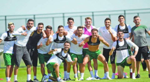 Takımda yüzler gülüyor