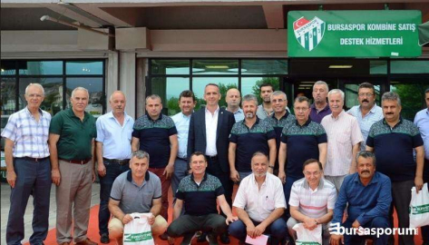 Bursa Muhtarlarından kombine desteği