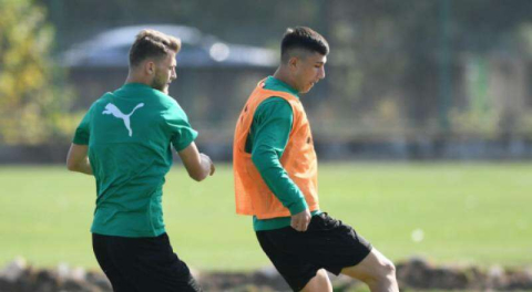 Özlüce'de taktik idman