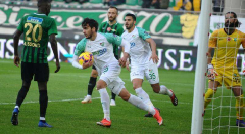 Bursaspor'dan muhteşem zafer! 2-4