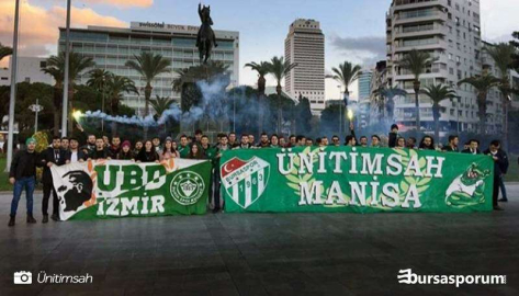 Bursaspor İzmir'de de yalnız kalmadı