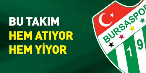 Bursaspor'da her maç gol var 