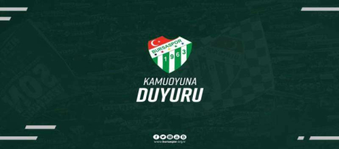 Bursaspor'dan yalanlama