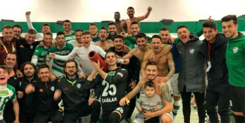 Bursaspor'dan galibiyet pozu