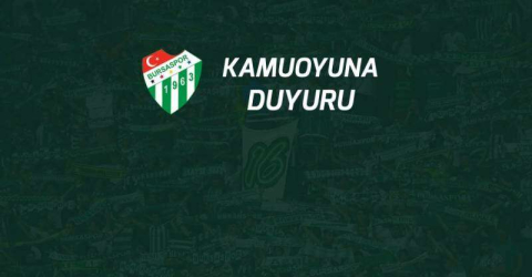 Bursaspor başlıyor