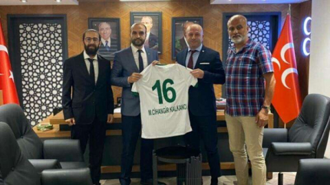 Bursaspor MHP İL Başkanlığı'nı ziyaret etti