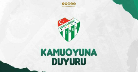 Bursaspor'dan Burak Kapacak açıklaması ! 
