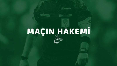 Adanaspor maçının hakemi belli oldu!