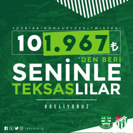 Teksas'tan Bursaspor'a büyük destek