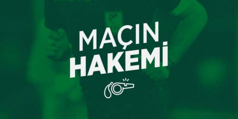 Bandırmaspor maçının hakemi belli ya hoca? 
